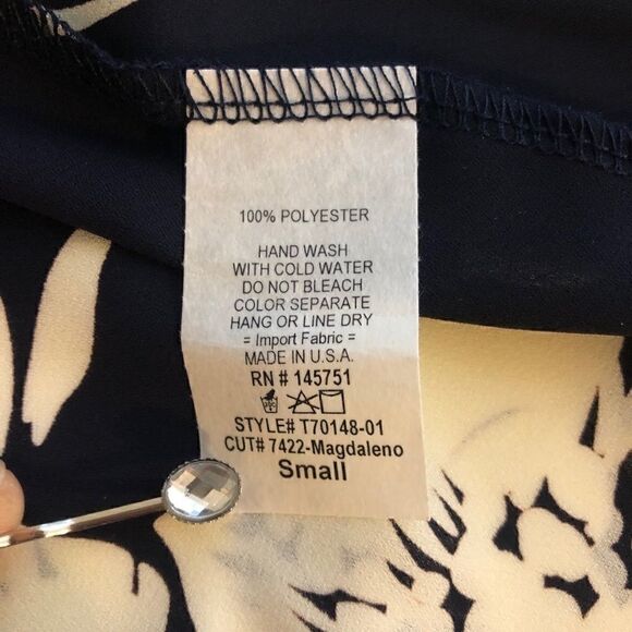 Blue White Floral Top Spaghetti… - Picture 8 of 8